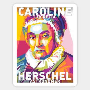 Caroline Lucretia Herschel Sticker